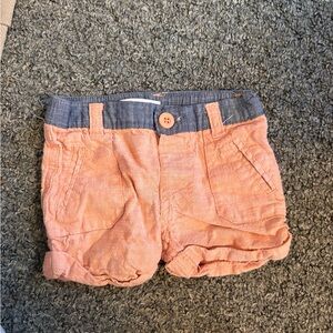 Cherokee Orange and Gray Kids Shorts